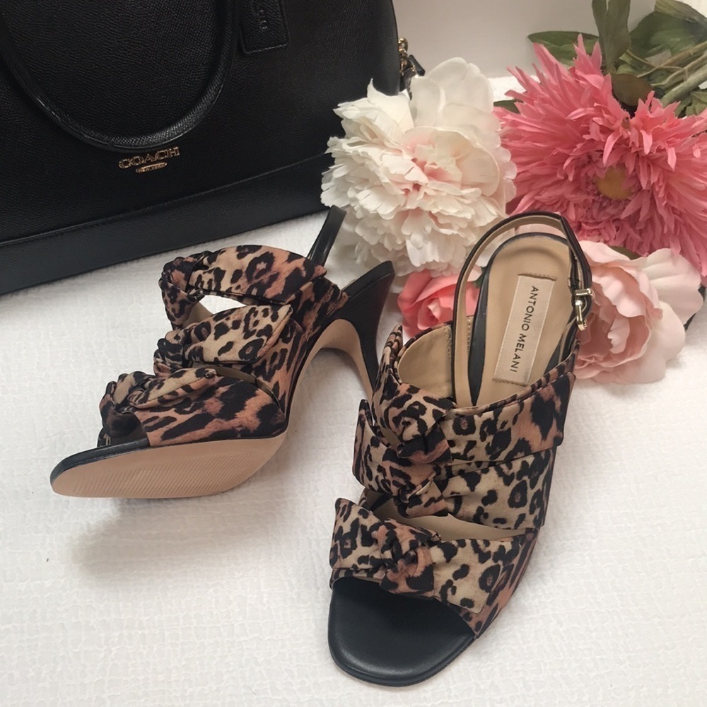 Antonio Melani Vilada Leopard Heels Size 8
